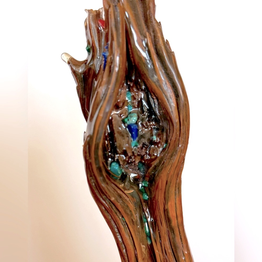 Unique Driftwood Sculpture called “Dancing Bloom”